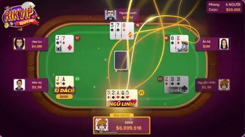 Bí kíp chơi Xì Dách Rikvip đỉnh cao, dễ áp dụng