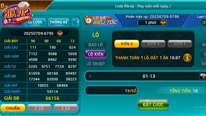 Bí quyết chơi lô đề siêu tốc trúng lớn tại Rikvip