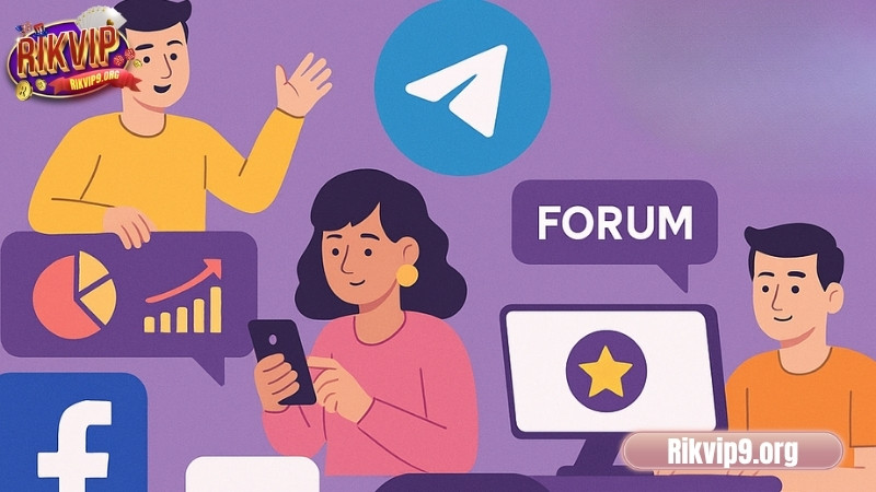 Gia nhập cộng đồng để học hỏi thêm mẹo kiếm tiền Rikvip