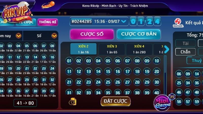 Giới thiệu Keno Vietlott Rikvip
