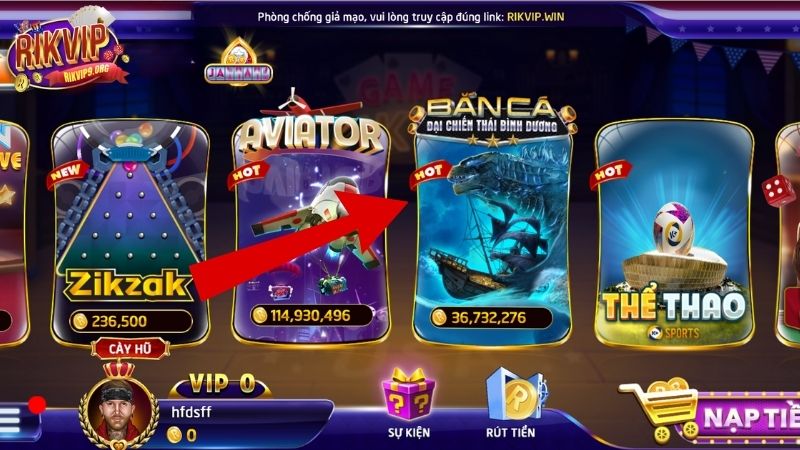 Giới thiệu về bắn cá Rikvip