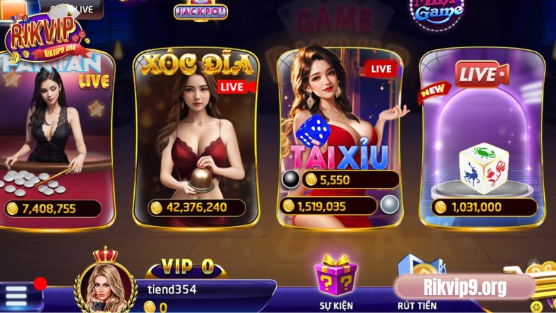 Live Casino Rikvip – Trải nghiệm sòng bài thực tế ngay tại nhà