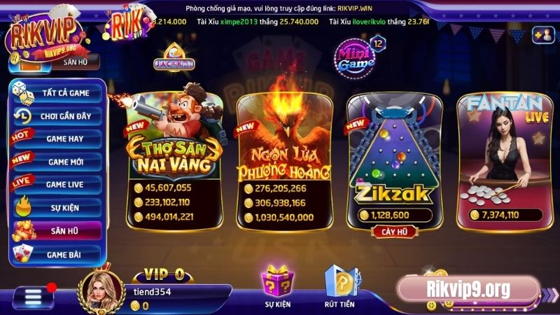 Nổ hũ Rikvip – Vòng quay may mắn, đổi đời chỉ với một cú click
