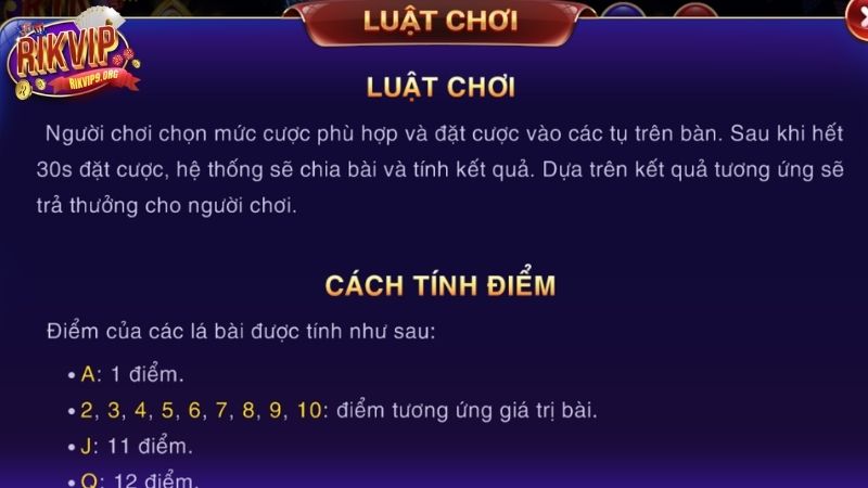 Update cách chơi Rồng Hổ Rikvip chuẩn cho tân binh